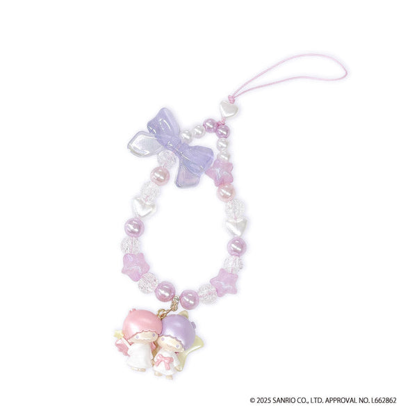 『リトルツインスターズ Wish Core』フォンストラップ パープル